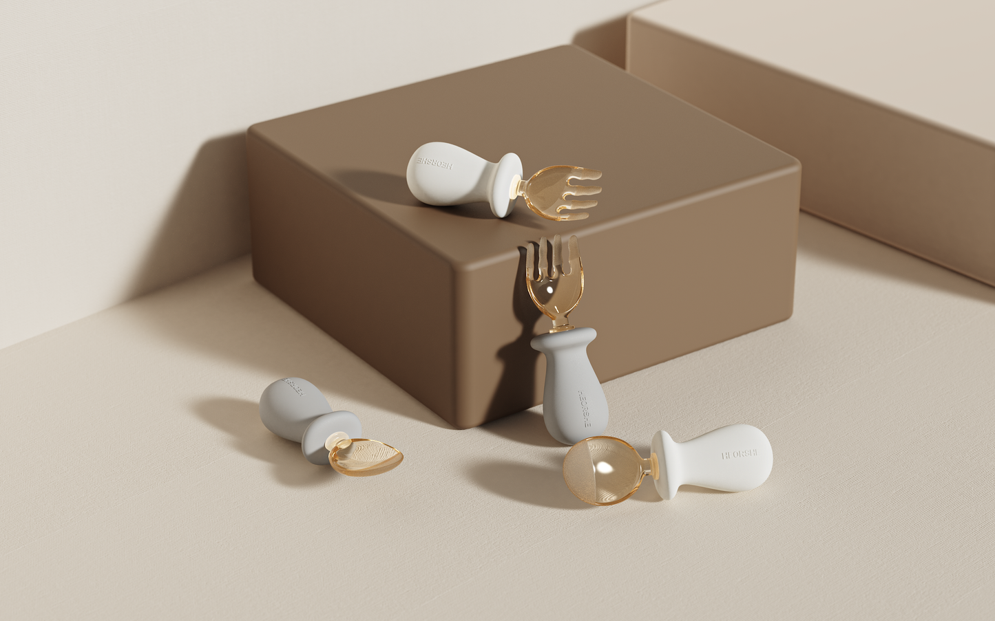 Heorshe Tiny Spoon & Fork Set
