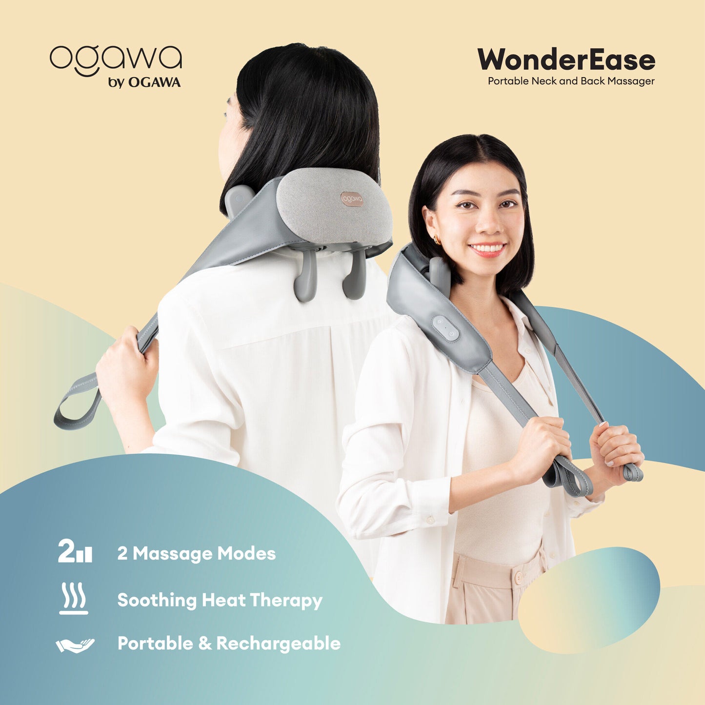 OGAWA WonderEase Portable Neck & Back Massager