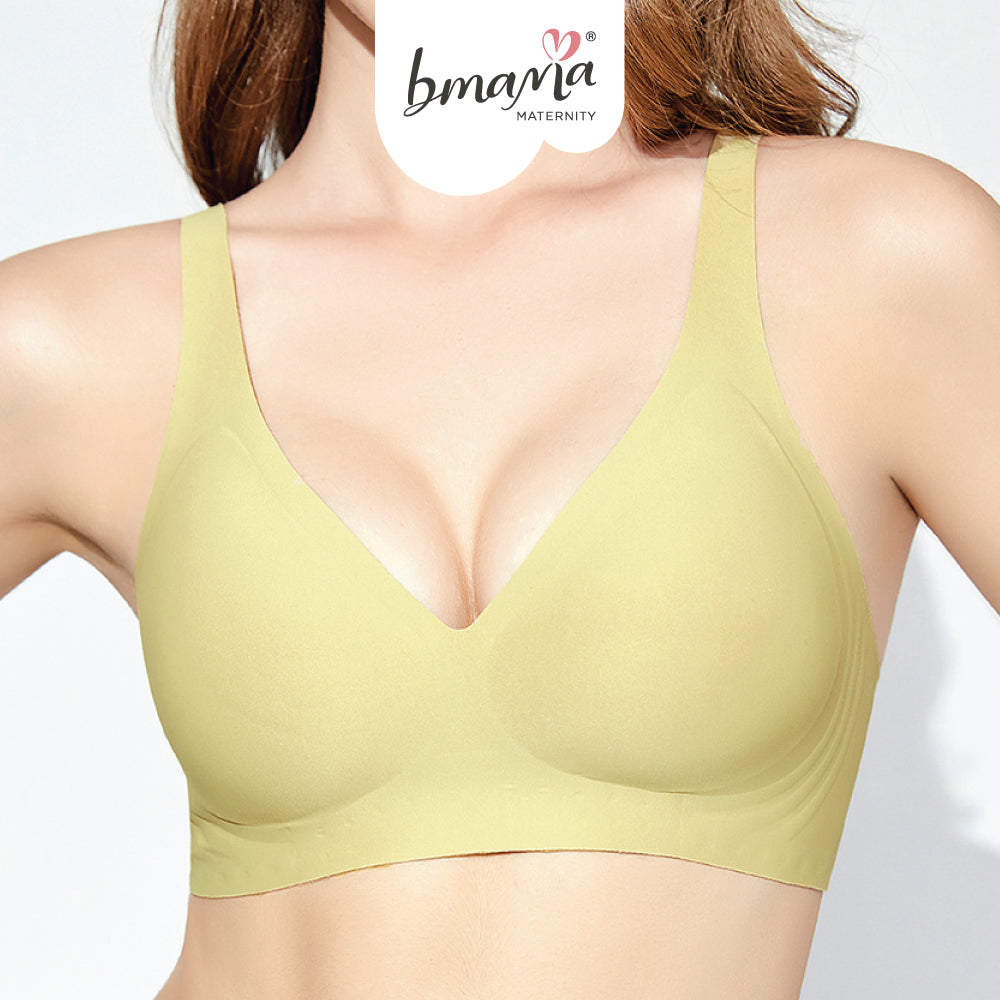 Bmama Comfortable & Supportive Wireless Seamless Bra (Normal Bra)