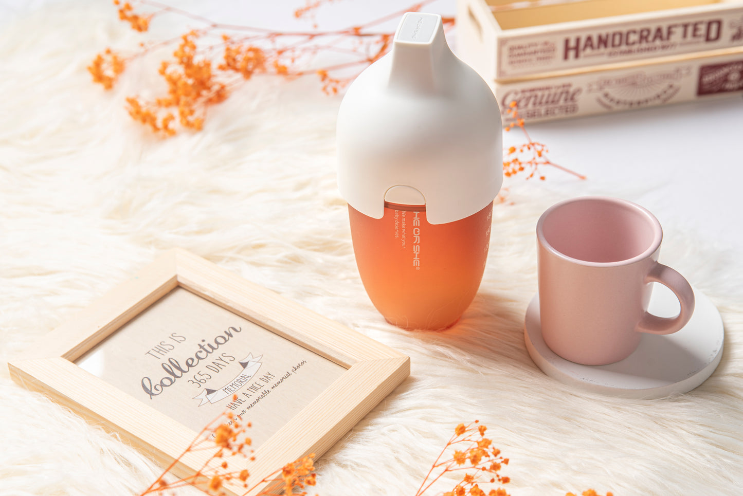 Heorshe Ultra Wide Neck Baby Bottle MEMBER