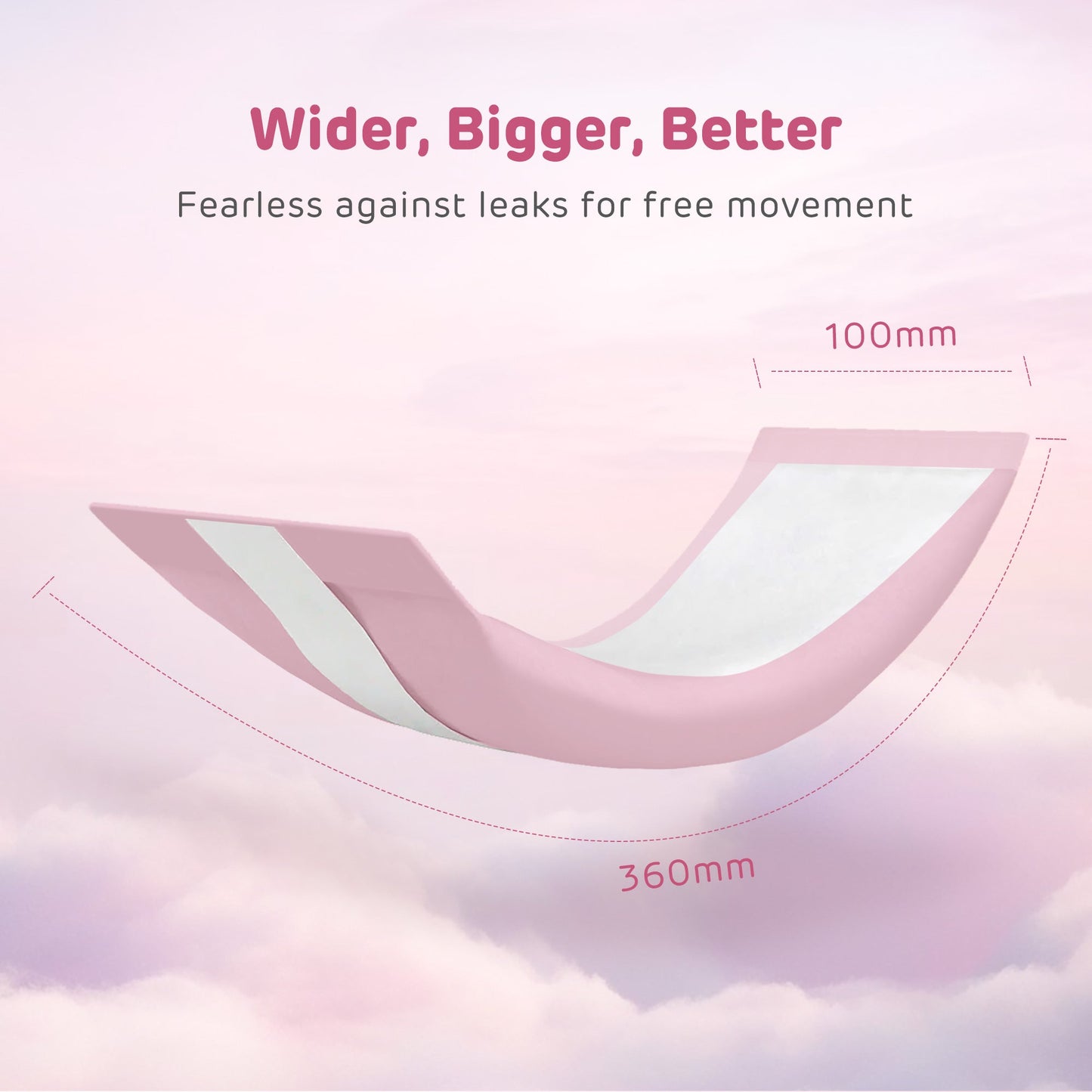Aiwina Super Absorbent Wide Wings Maternity Pad