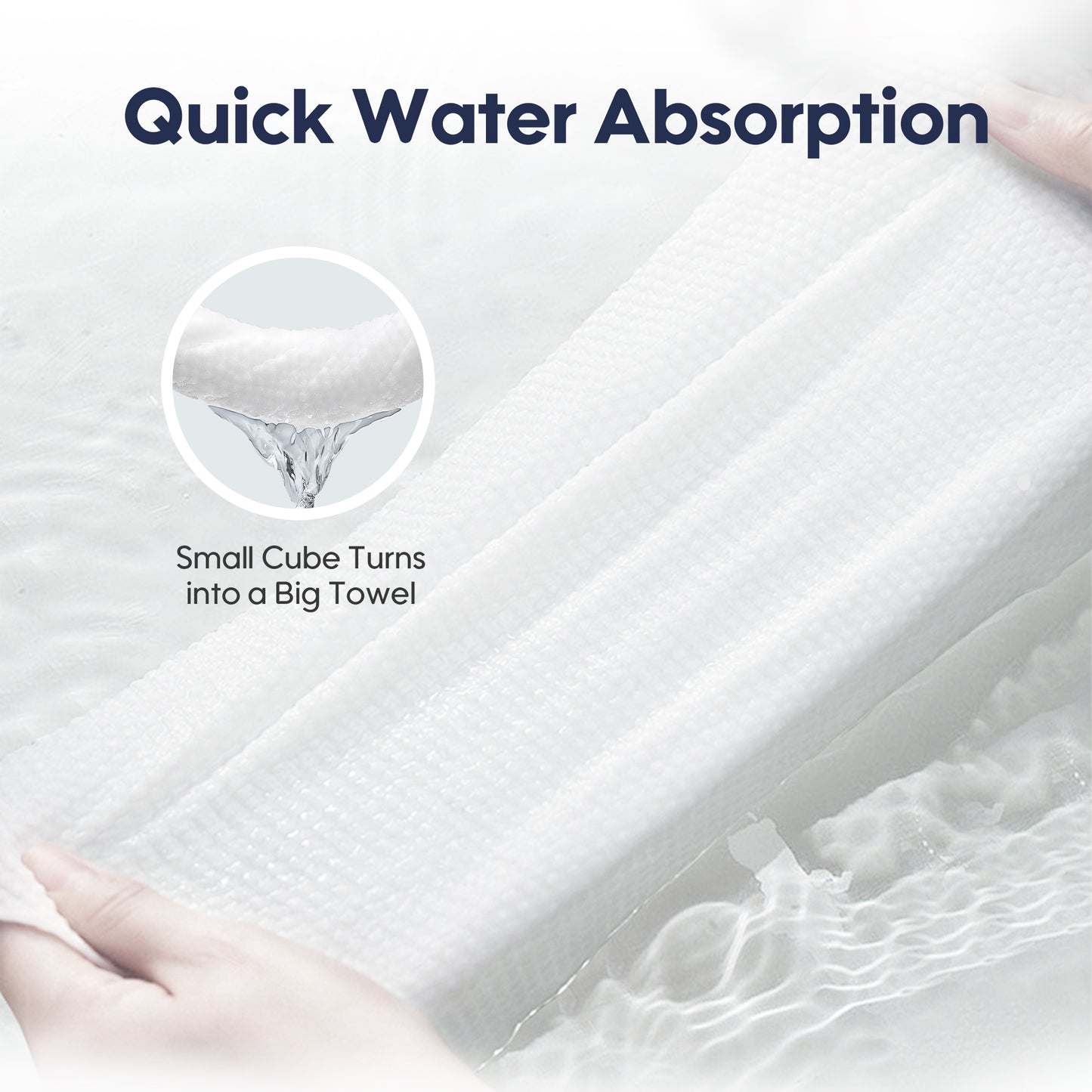 Aiwibi 100% Plant Fiber Portable Compressed Towel (30*50cm x 10's)