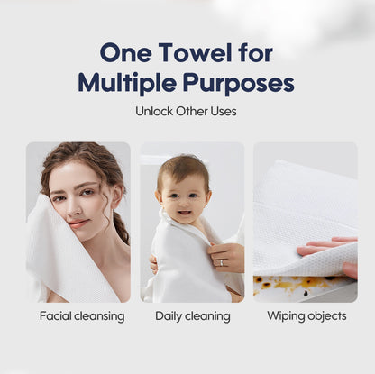 Aiwibi 100% Plant Fiber Portable Compressed Towel (30*50cm x 10's)
