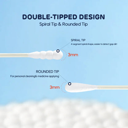 Baby Cotton Swab (Spiral + Round Shape) (1 unit)