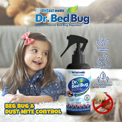 Vircast Medic Dr Bed Bug Natural Repellent Spray 300ml