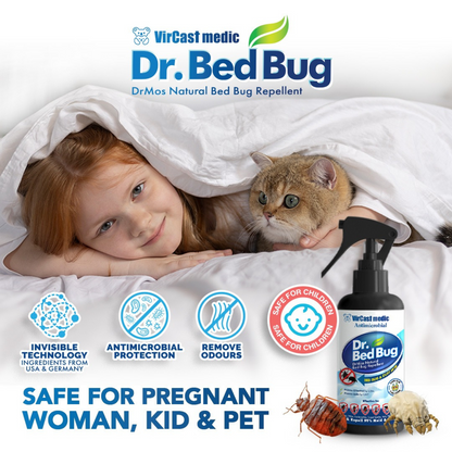 Vircast Medic Dr Bed Bug Natural Repellent Spray 300ml