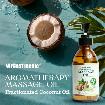 Vircast Medic Ginger & Lemongrass Massage Oil 200ml