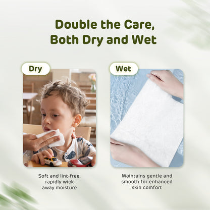 Aiwibi Baby Plant-Based Biodegradable Dry Wipes
