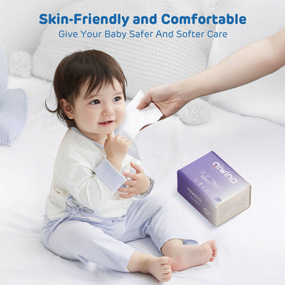 Aiwina 100% Original Wood Pulp Biodegradable Ultra Soft Facial Tissue