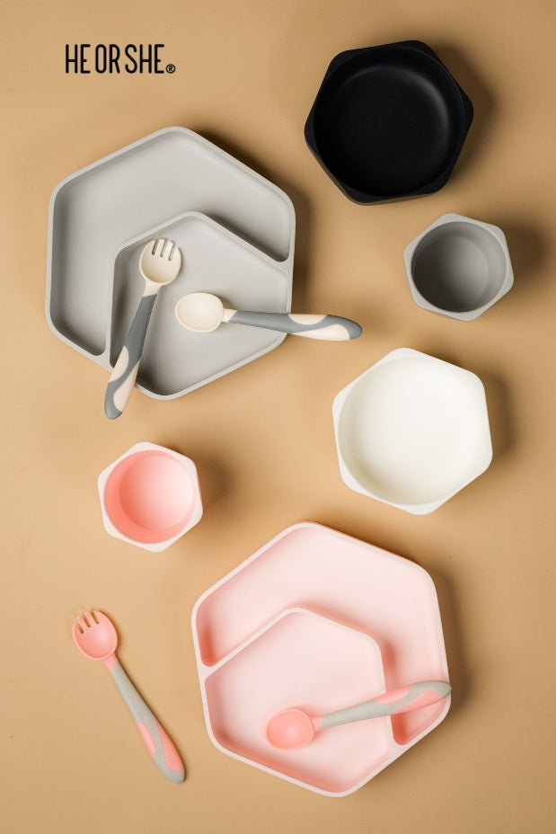 Heorshe Toddler Feeding Set