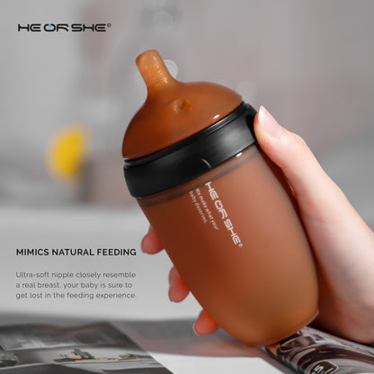 Heorshe Ultra Wide Neck Baby Bottle MEMBER