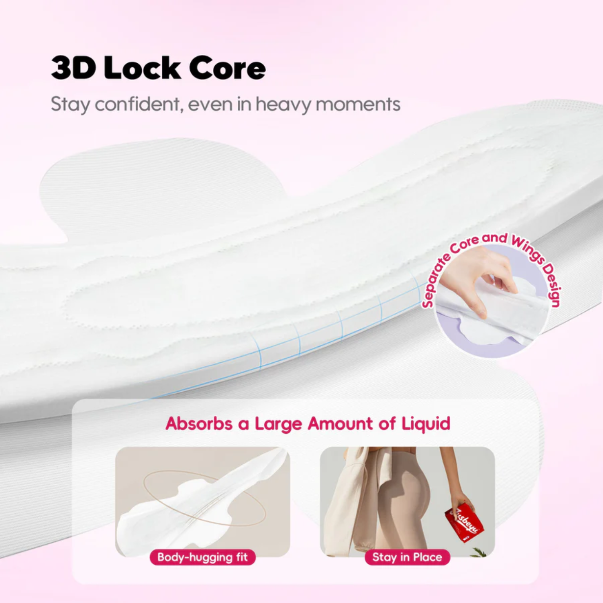 [May Special EAST MALAYSIA] Jusbeyu Ultra thin Pads - 160/245/290/350mm
