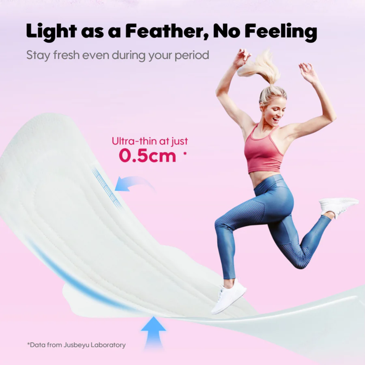 [May Special EAST MALAYSIA] Jusbeyu Ultra thin Pads - 160/245/290/350mm