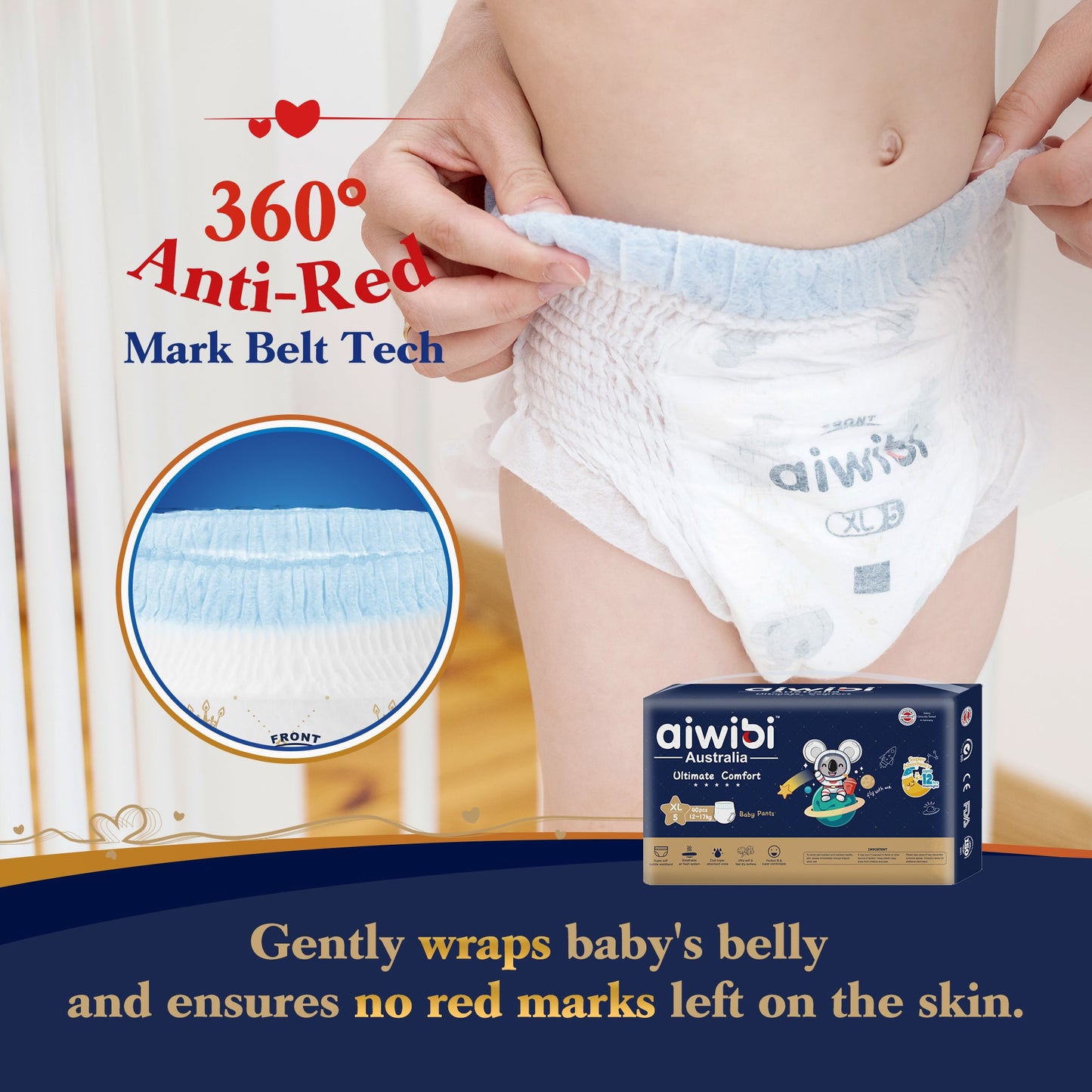 [Pants] Aiwibi Ultimate Comfort Baby Diaper Pants