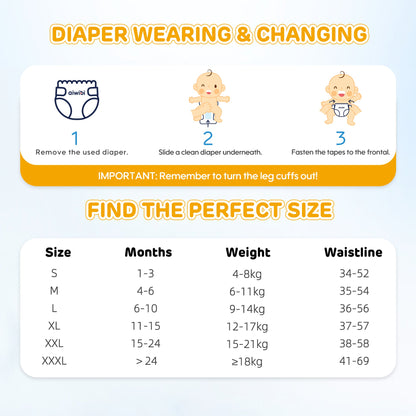 [Tape] Aiwibi Ultimate Comfort Baby Tape Diapers