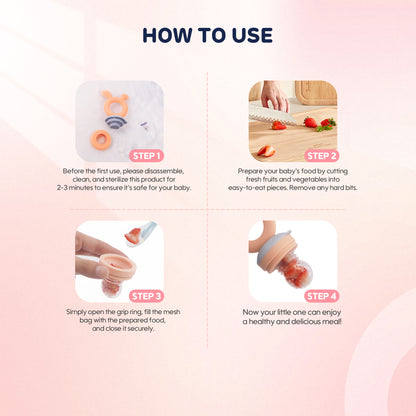 Aiwibi Baby Silicone Fruit Feeder