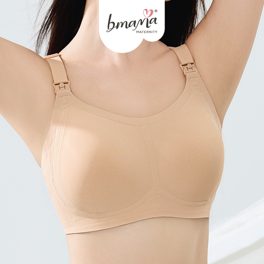 Bmama Seamless Support T-Shirt Nursing Bra - Beige
