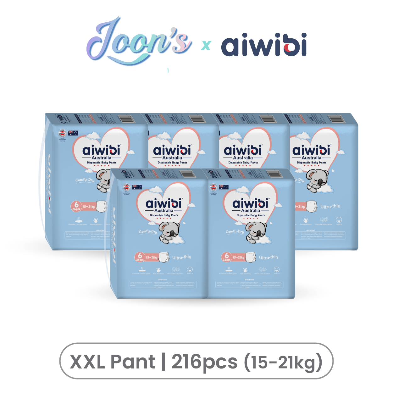 [Pants] Aiwibi Comfy Dry Baby Diaper Pants