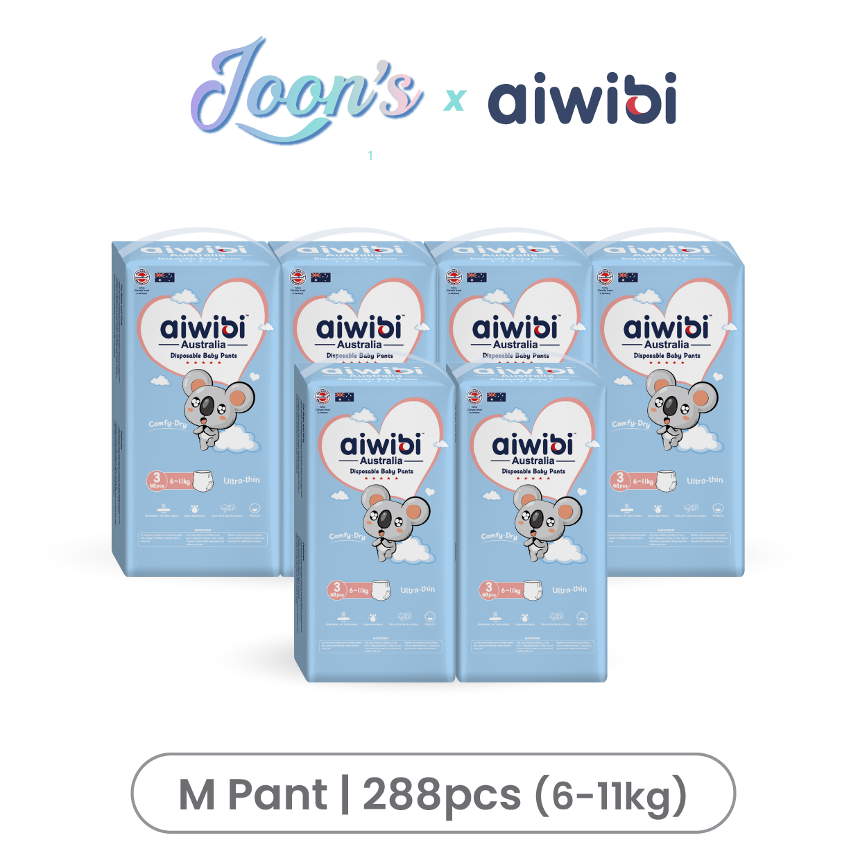 [Pants] Aiwibi Comfy Dry Baby Diaper Pants