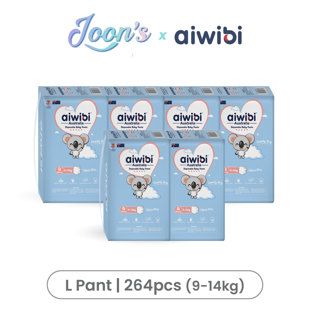 [Pants] Aiwibi Comfy Dry Baby Diaper Pants
