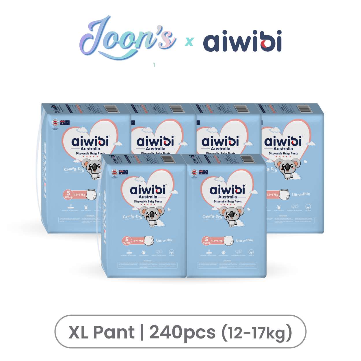 [Pants] Aiwibi Comfy Dry Baby Diaper Pants