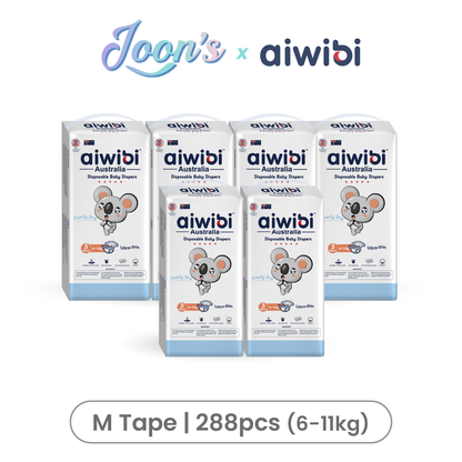 [Tape] Aiwibi Comfy Dry Baby Tape Diapers