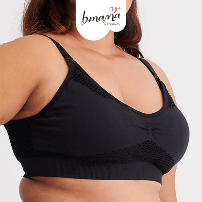Bmama Comfort Breathable Support Sport Bra Handsfree Pumping