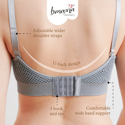 Bmama Comfort Breathable Support Sport Bra Handsfree Pumping