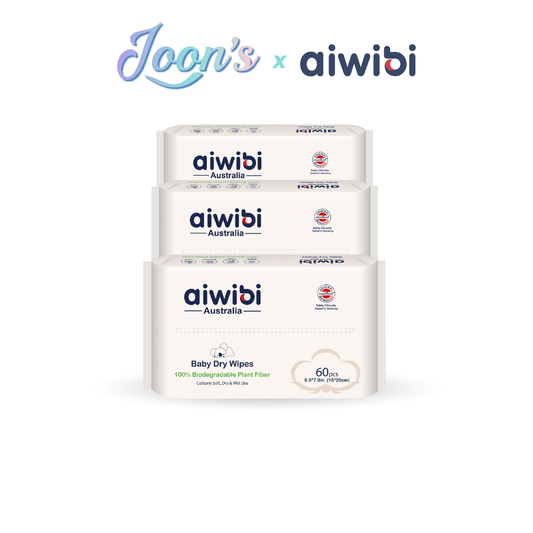 Aiwibi Baby Plant-Based Biodegradable Dry Wipes