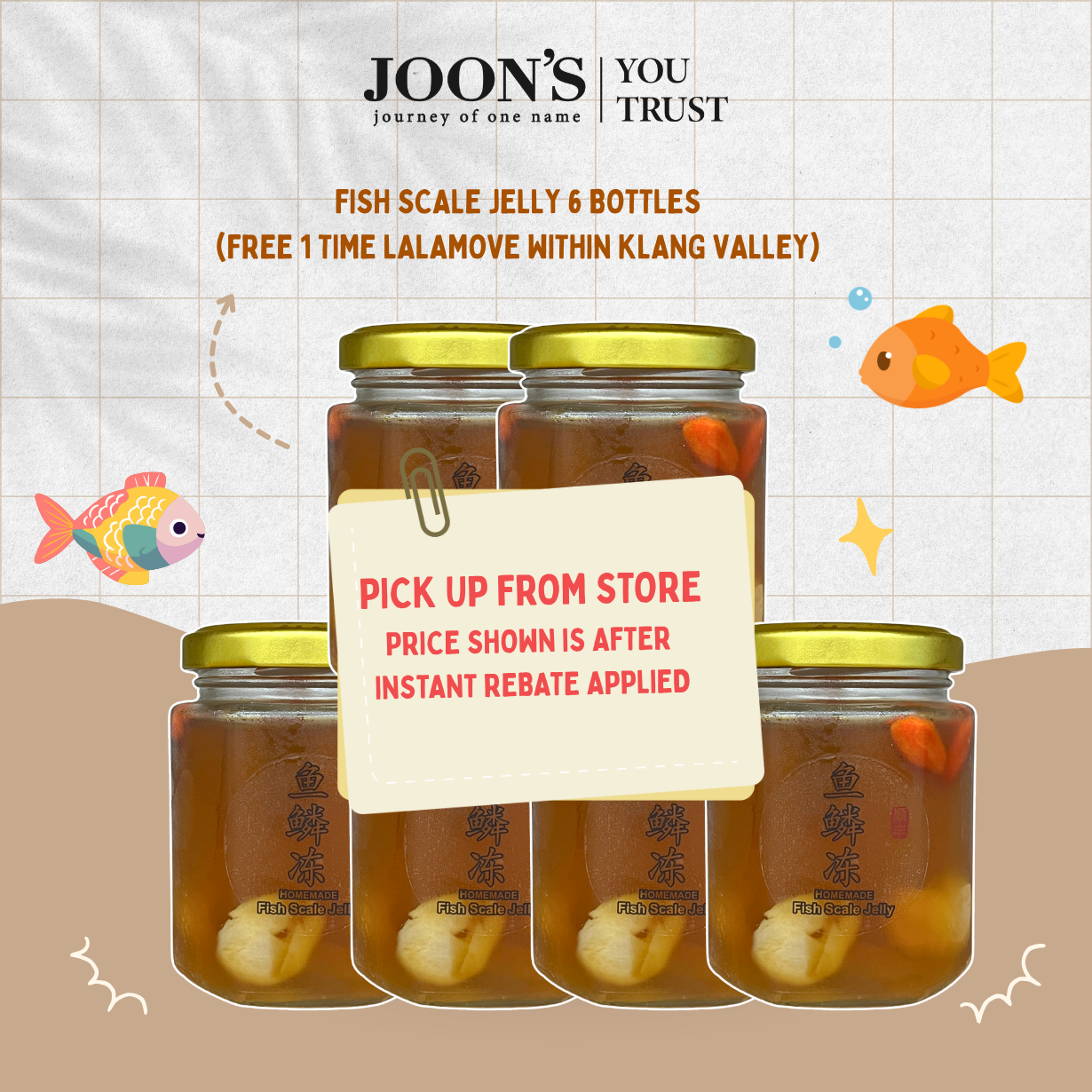 [May Special] Preorder - Homemade Premium Fish Scale Collagen Jelly
