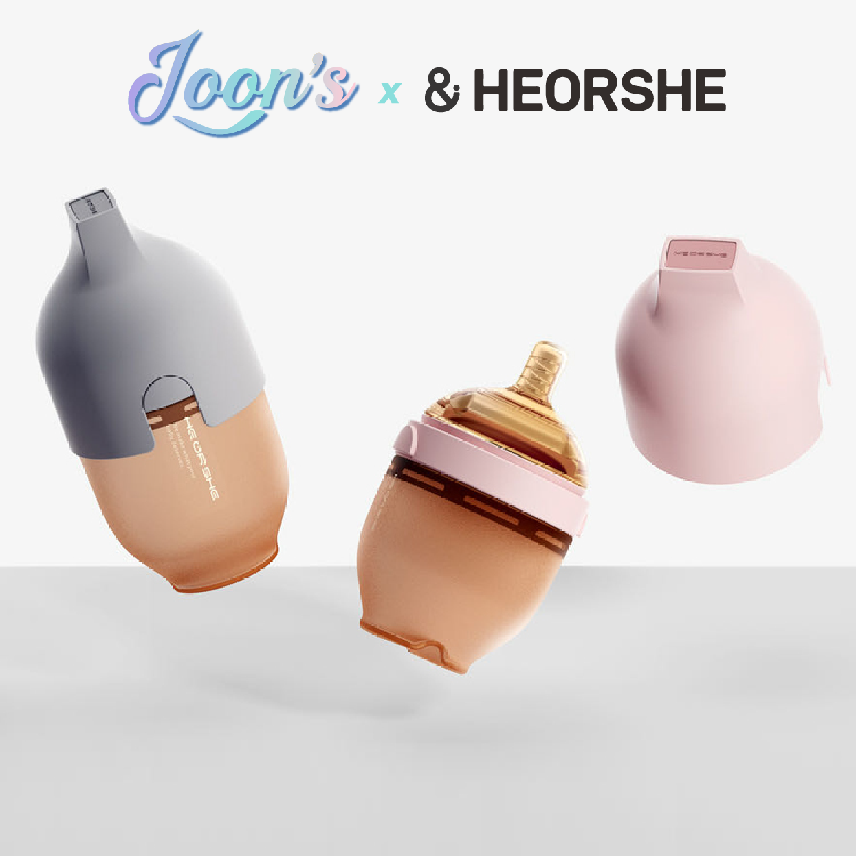 Heorshe Ultra Wide Neck Baby Bottle MEMBER