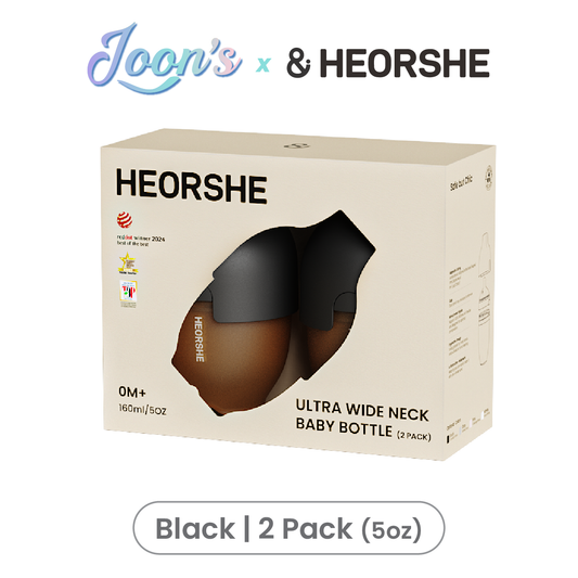 Heorshe Ultra Wide Neck Baby Bottle 2 Pack
