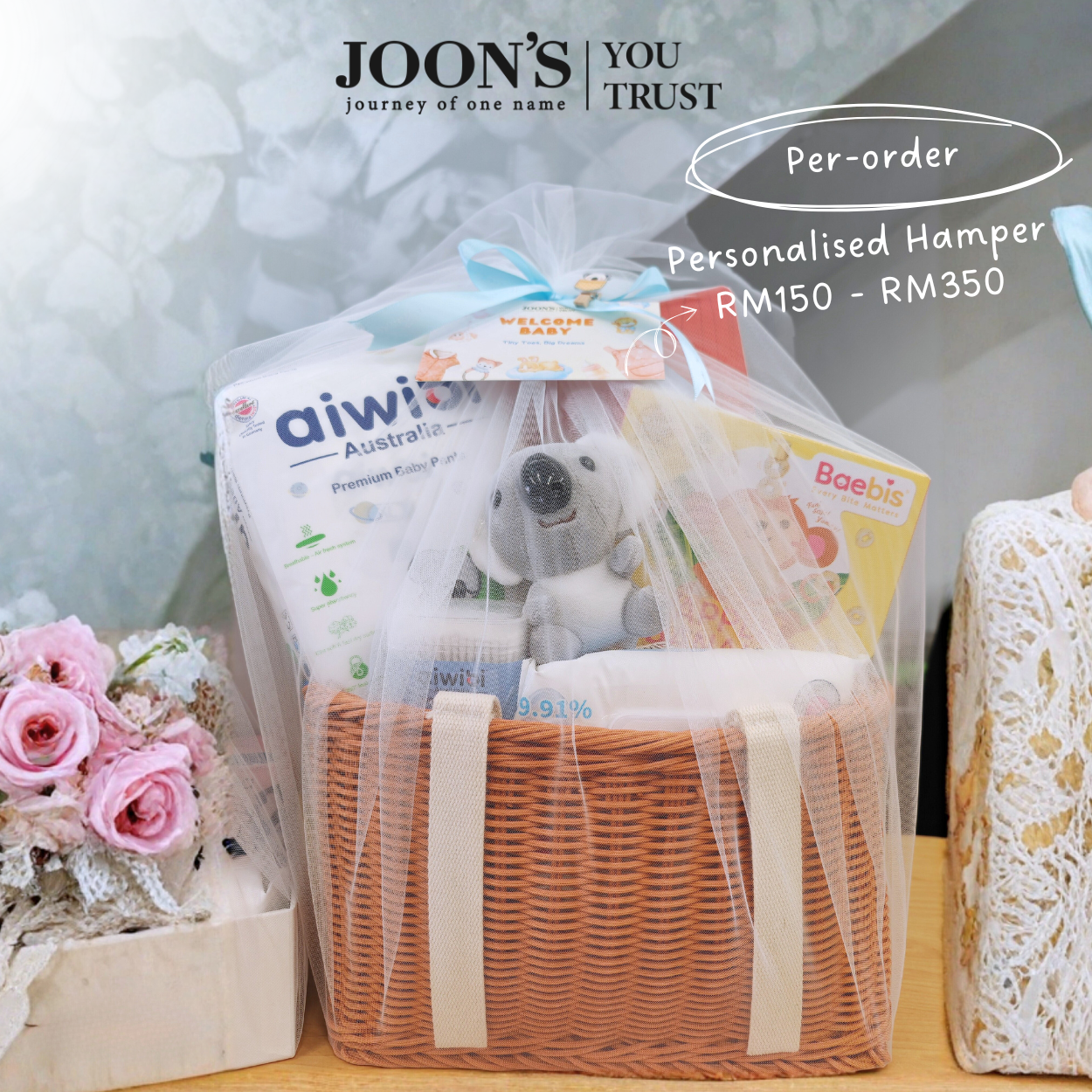 Personalised Gift Hamper (RM150 – RM350)
