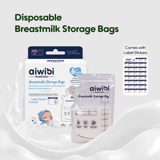 Aiwibi Breastmilk Storage Bags 180ml (after voucher = RM9.95 per unit)