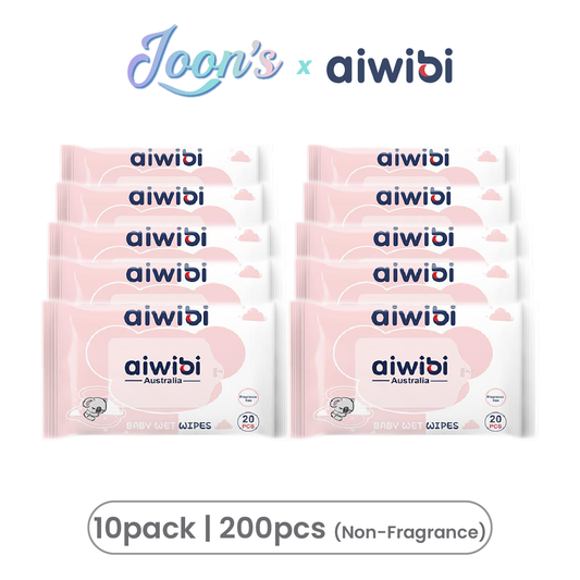 Aiwibi Gentle Soft Baby Wet Wipes 20 Pcs