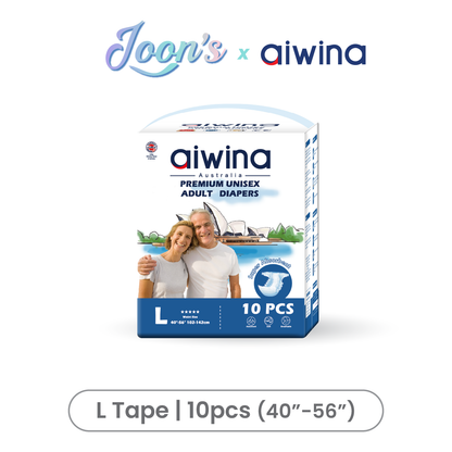 [Tape] Aiwina Premium Unisex Adult Tape Diapers