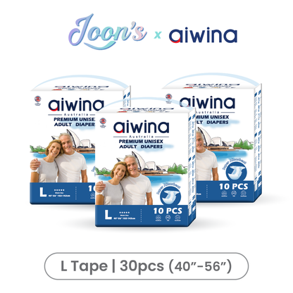 [Tape] Aiwina Premium Unisex Adult Tape Diapers