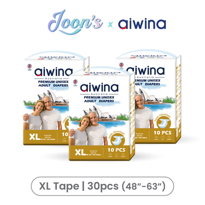 [Tape] Aiwina Premium Unisex Adult Tape Diapers