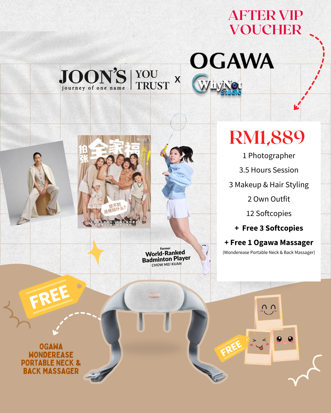 [May Special] [Bundle] 1889 Photography Package (15 softcopies + FREE OGAWA WONDEREASE)