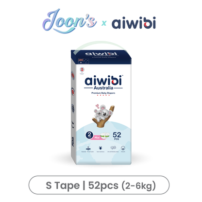 [Tape] Aiwibi Premium Natural Baby Tape Diapers