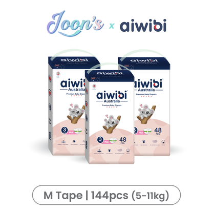 [Tape] Aiwibi Premium Natural Baby Tape Diapers