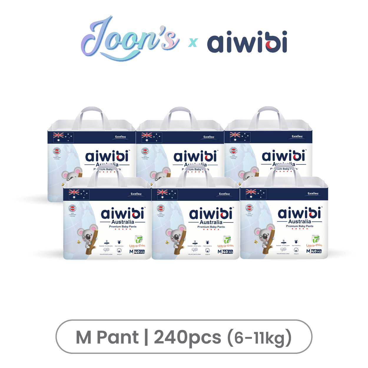 [Pants] Aiwibi Premium Natural Baby Diaper Pants