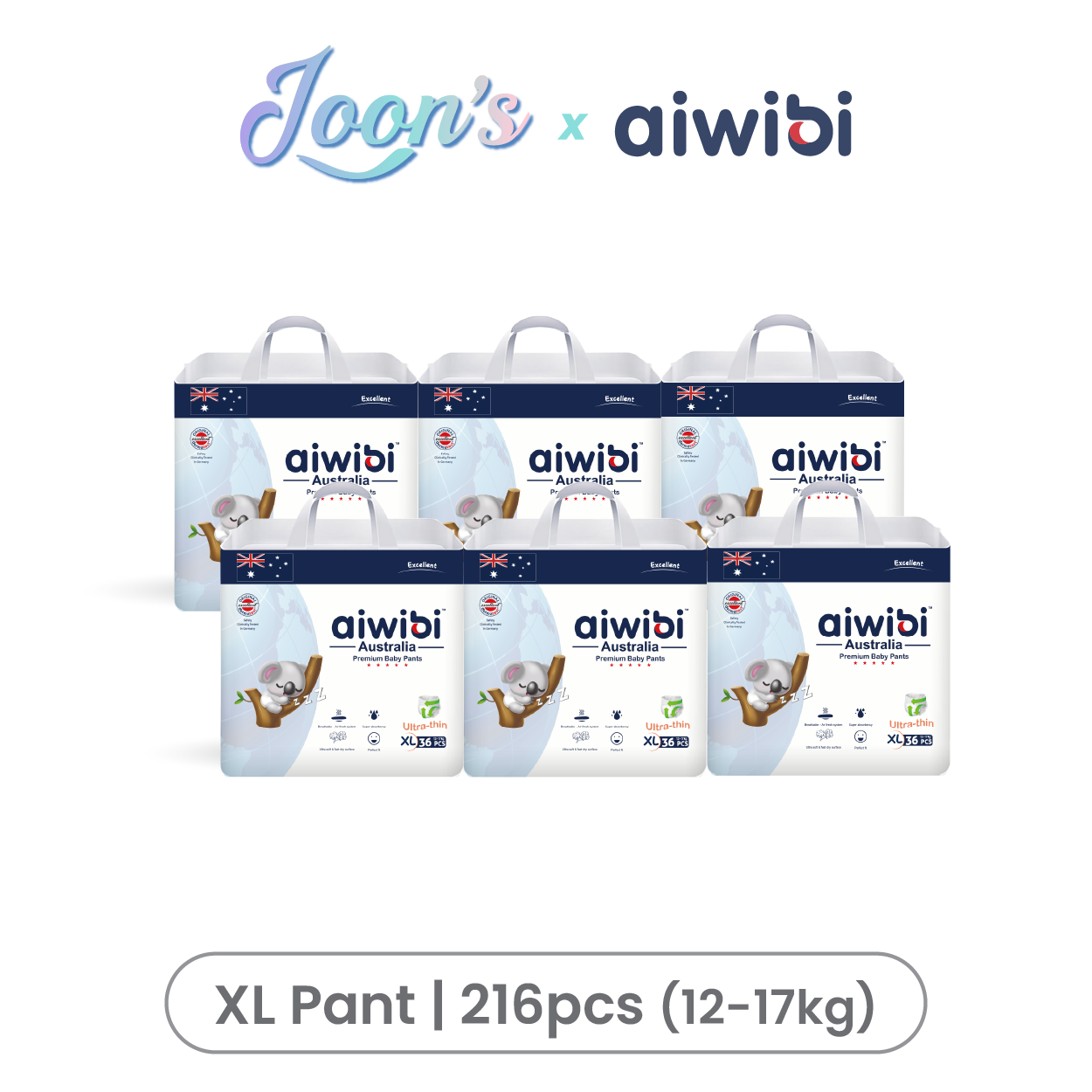 [Pants] Aiwibi Premium Natural Baby Diaper Pants