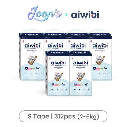 [Tape] Aiwibi Premium Natural Baby Tape Diapers