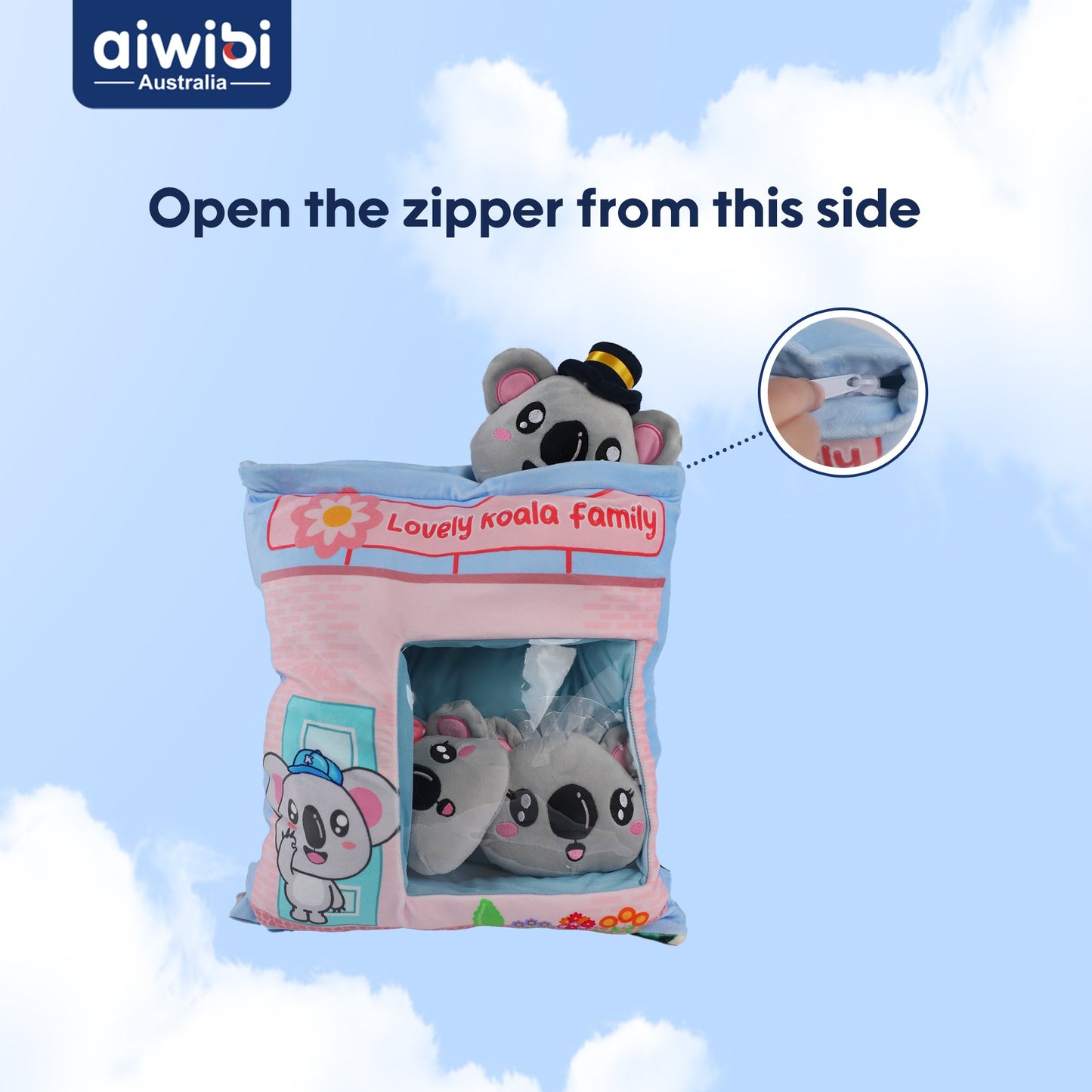 [GWP EXCLUSIVE] Koala House Pillow one set - With Plush Toys
