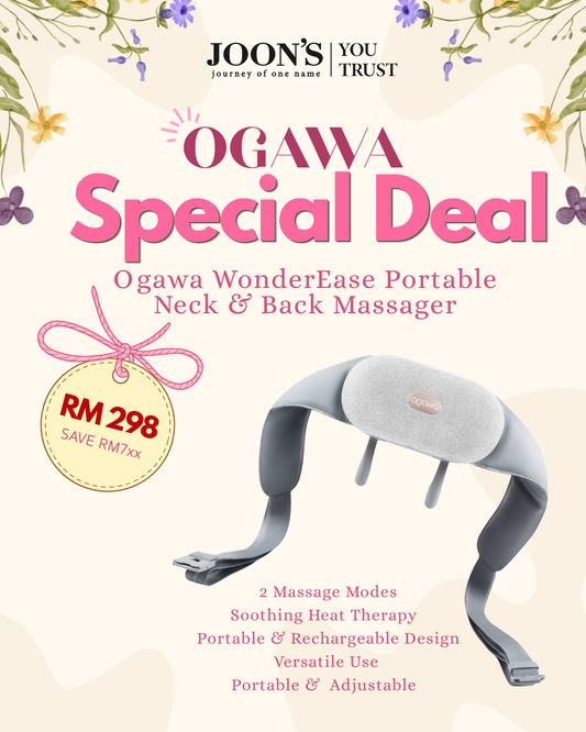 [May Special] OGAWA WonderEase Portable Neck & Back Massager