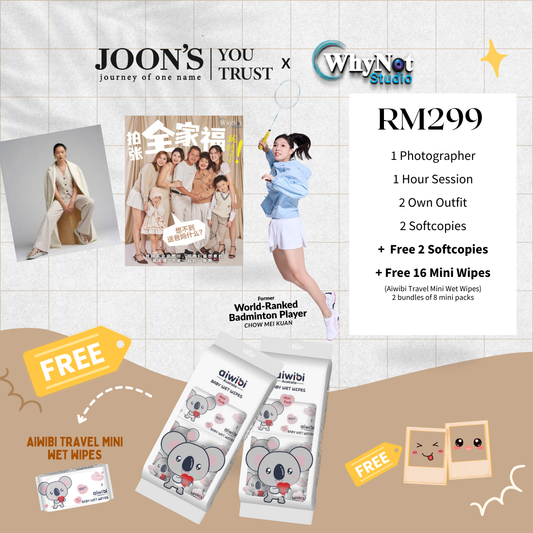 [Parents Day] [Bundle] Photography Package + FREE OGAWA/ AIWIBI