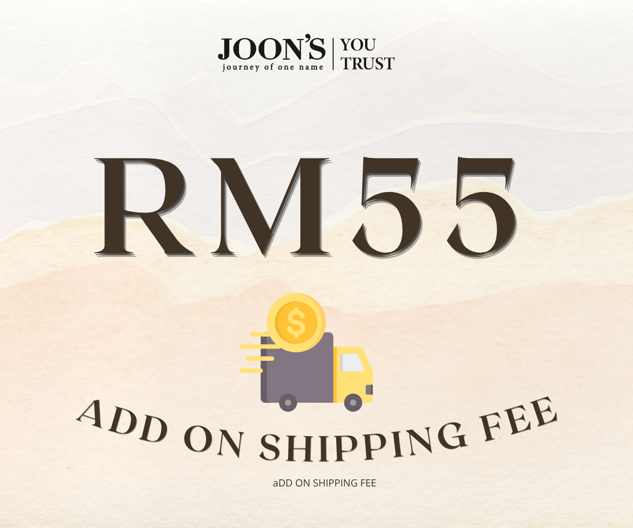 [EAST MALAYSIA] Add on Shipping Fee