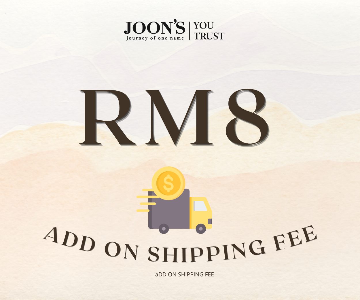 [EAST MALAYSIA] Add on Shipping Fee