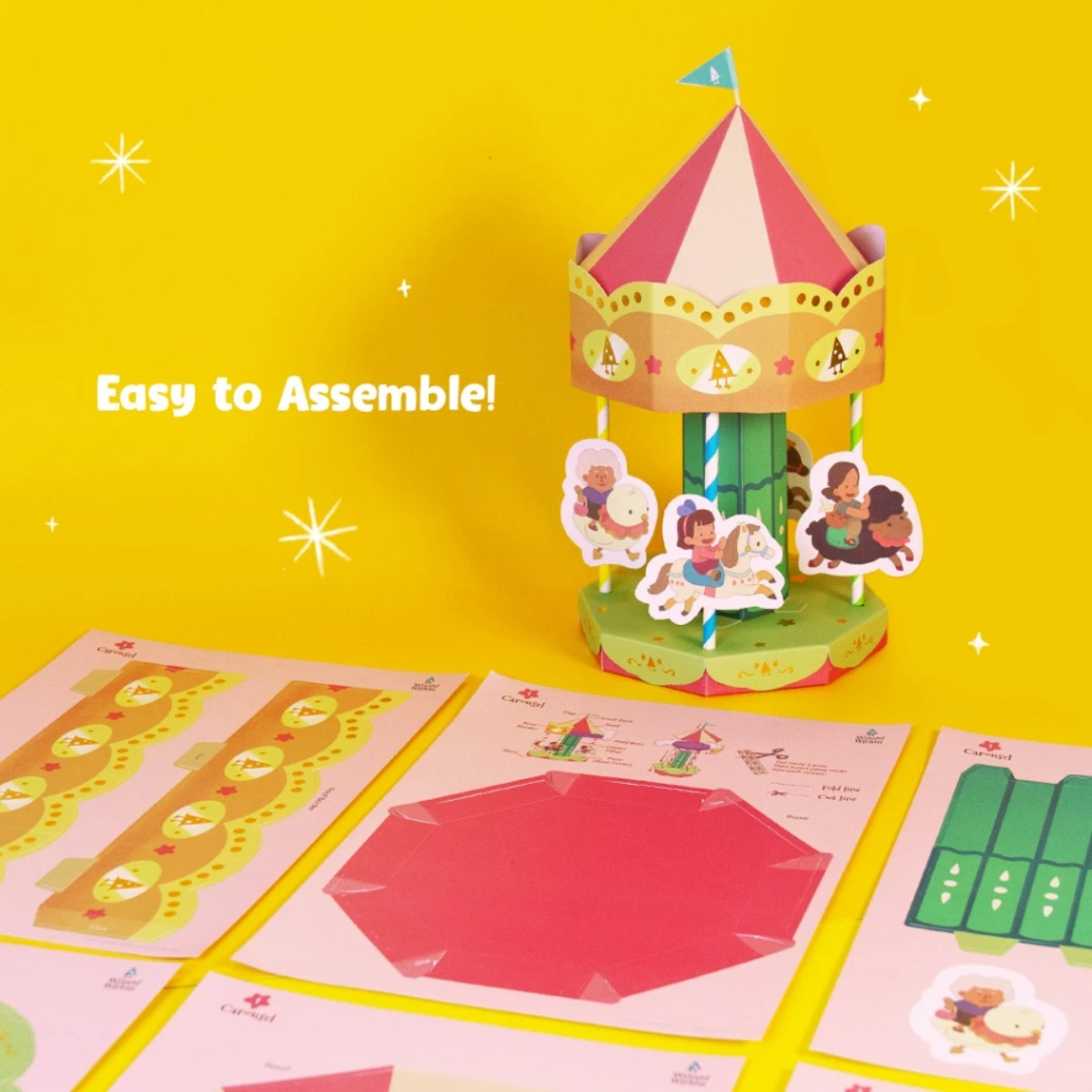 [May Special] Wizard Within Make Your Own Wizards Funland A DIY Papercraft